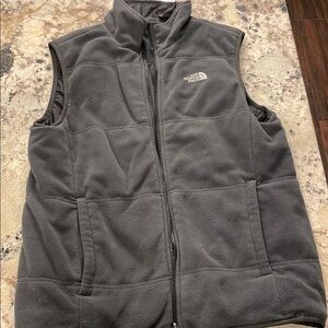 The North Face Gray Fleece Vest